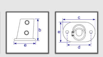 Interclamp 152 Adjustable Flange 0 - 11&deg; Dimesions 