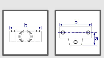 Interclamp 155 Adjustable Long Tee 0 - 11° Dimesions